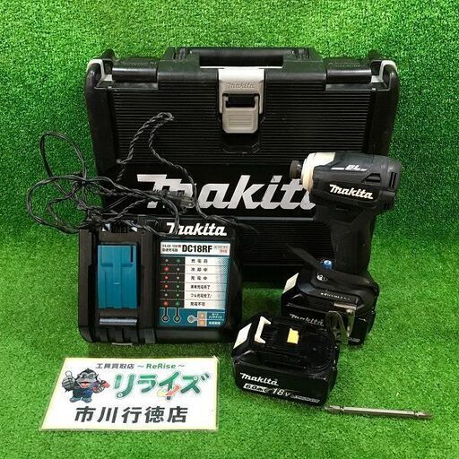 マキタ TD172DRGXB 充電式インパクトドライバ 18V バッテリー2個付き【市川行徳店】【店頭取引限定】【中古】管理番号：ITHMVND498D6
