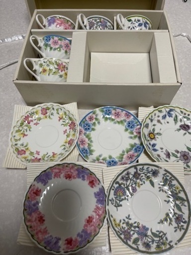 ティーカップ5セット未使用品