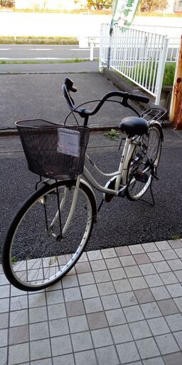 ★ジモティ割あり★  軽快車 26インチ シルバー クリーニング済み SJ1795