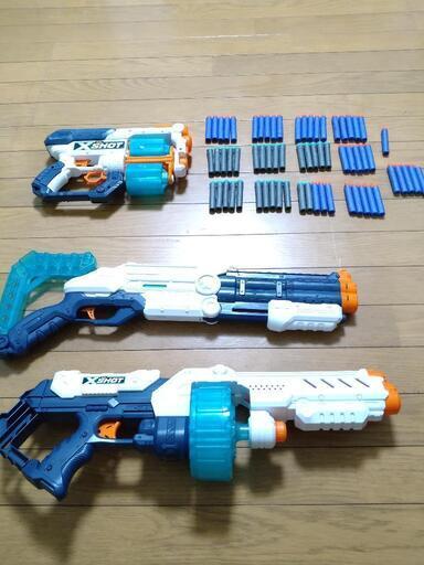 ナーフ銃☆トイガン☆xshot☆3点セット☆