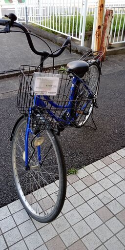 ★ジモティ割あり★  軽快車 27インチ 青 クリーニング済み SJ1799