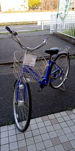 ★ジモティ割あり★  軽快車 27インチ ブルー クリーニング済み SJ1802