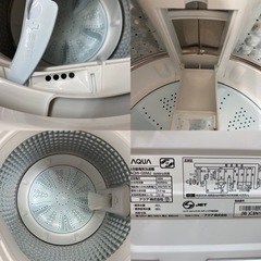 I435 ? 2022年製の美品♪ AQUA 洗濯機 （5.0㎏） ⭐ 動作確認済 