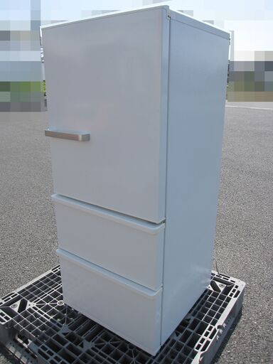 中古品 AQUA 2019年式 ノンフロン冷凍冷蔵庫  W600 x D657 x H1419mm