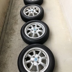 l700s ミラジーノ純正アルミ。タイヤセット