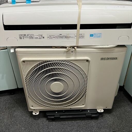 アイリスオーヤマ 中古エアコン 6畳用 冷暖房 室外機セットモデル IRA-2203R・IRA-2203RZ 0327-4