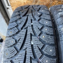 バリ山 HanKooK Winter i pike 175/65R14 スパイク タイヤ 2011年製 14 