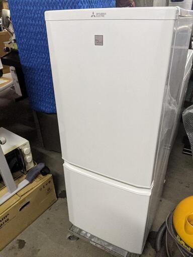 2019年 三菱 146L 2ドア 冷凍冷蔵庫 MR-P15ED-KW