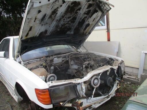 MB-126-SEC-ボンネツトグリル販売 メルセデス―ベンツー126-500SEC-ボン