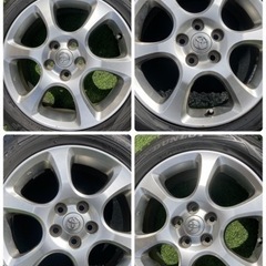 215/55R17 ⭐️エスティマ‼️純正 ホイール 17×6.5JJ +50 5H