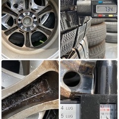 215/55R17 ⭐️エスティマ‼️純正 ホイール 17×6.5JJ +50 5H