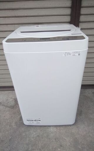 シャープ 全自動洗濯機 ES-GE6E-T 6kg 20年製 配送無料