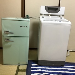 取引者決定　激安レトロ冷蔵庫洗濯機セット
