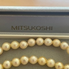 【決まりました】MITSUKOSHI パールネックレス　イヤリング