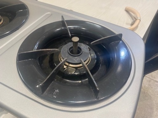 パロマ 都市ガス グリルなし 2口 ガスコンロ ガステーブル 中古 - ガス  