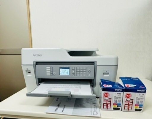 【引取】ブラザー インクジェット複合機 MFC-J6583CDW インク付き！