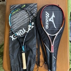 軟式　テニスラケット2本セット