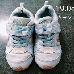 ■中古■ムーンスター■女児スニーカー19.0cm