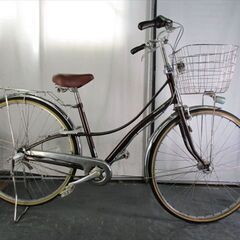 C644　限定特価　整備済み★ブリヂストン　ロココ★ 中古自転車 【27インチ　ブラウン 】 
