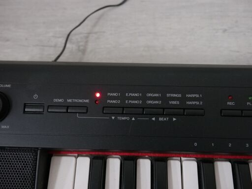 【ヤ取4/26終了】≪ZU464ジ≫ 通電OK YAMAHA/ヤマハ 電子キーボード piaggero/ピアジェ―ロ NP-32B 76鍵盤 2019年製 黒/ブラック 電子ピアノ/キーボード ヤ取4/26終了】≪ZU464ジ≫ 通電OK YAMAHA/ヤマハ 電子キーボード