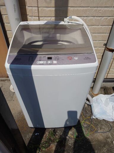 中古の洗濯機