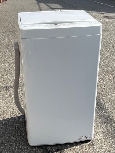 【RKGSE-976特価！アクア/AQUA/5kg/全自動洗濯機/AQW-GS5E8/中古/2020年製/当社より近隣地域無料配達
