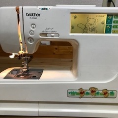 brother 刺繍ミシン プーさんの刺繍内蔵 - 家電