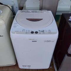 HJ436【中古】SHARP 全自動電気洗濯機 ES-G45PC...