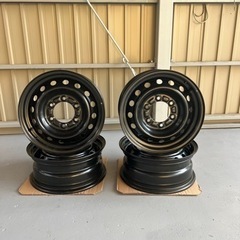 ハイエース　純正　15インチ タイヤ・ホイールセット 4本　新車外し ハイエース純正ホイール4本セット15インチ新車外し 新車外し】TOYOTA