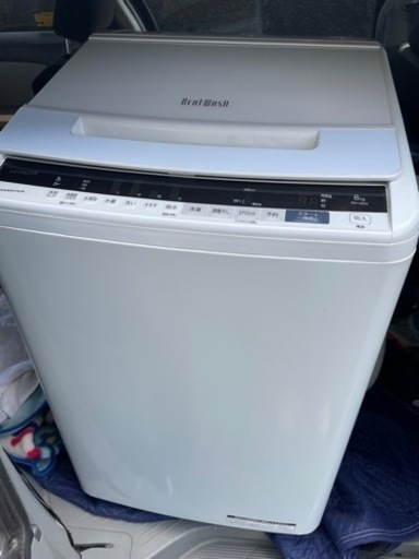2019年　日立　ビートウォッシュ　BW-V80E 洗濯機　縦型