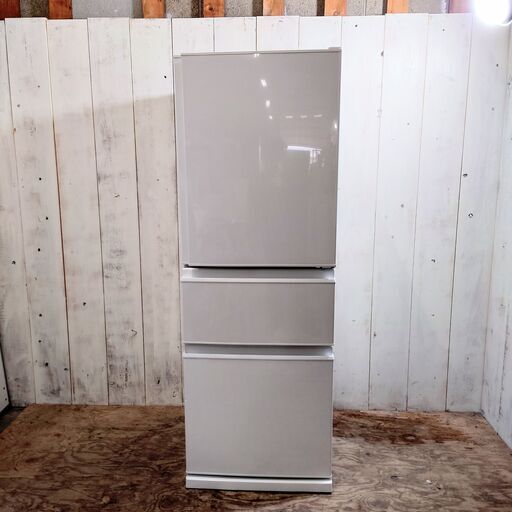 2021年製 MITUBISHI ノンフロン 冷凍冷蔵庫 330L 3ドア MR-C33F-W形