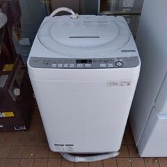 HJ440【中古】SHARP 全自動電気洗濯機 ES-GE7D-...