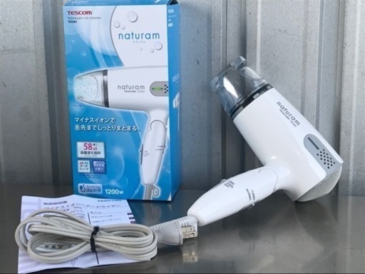 テスコム◇マイナスイオンヘアードライヤー◇1200W◇2020年製◇TID295◇K496