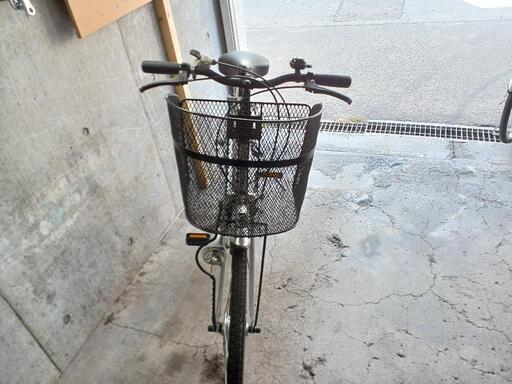 自転車中古 Destiny 内装3段変速 オートライト カゴ付き 鍵新品 タイヤ