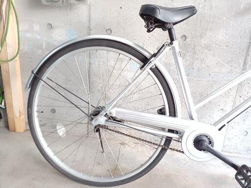 自転車中古 Destiny 内装3段変速 オートライト カゴ付き 鍵新品 タイヤ