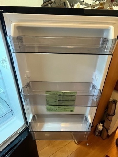 東芝製 2022年7月購入 冷蔵庫 冷凍庫 GRT 15BSK 153L