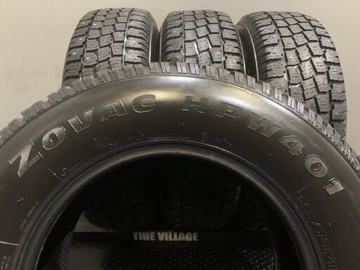 HANKOOK ZOVAC HPW401 215/70R15 15インチ スパイクタイヤ 4本 バリ溝