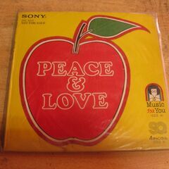 4433【7in.レコード】PEACE&LOVE（非売品）