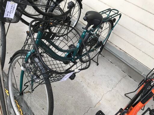 ★ジモティ割あり★ 自転車 26 緑 クリーニング済み KJ1742