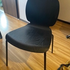 黒の椅子×4