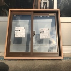 内窓 YKKAPプラマードU 複層ガラス透明 　偏芯　引違い窓2枚建