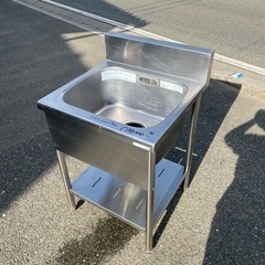 ☆中古品 厨房用品 1槽シンク 600x600x800☆ ☆中古品 1槽シンク 600x600x800 厨房 厨房機器☆