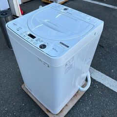 洗濯機 シャープ 2020年 5.5kg ES-GE5E せんたくき ?自社配送時