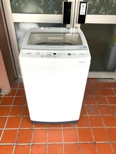 洗濯機 AQW-GV80J 8kg アクア 21年製 2135 | 32.clinic