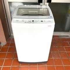 洗濯機 AQW-GV80J 8kg アクア　21年製　2135