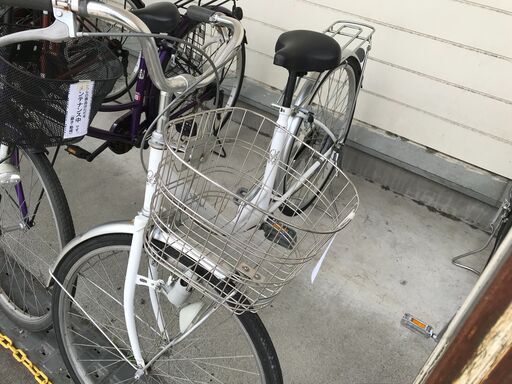 ★ジモティ割あり★ 自転車 26 白 クリーニング済み KJ1745