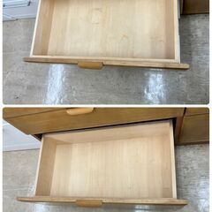 カリモク 2面レンジボード キッチンボード 収納家具 食器棚 No.2889 