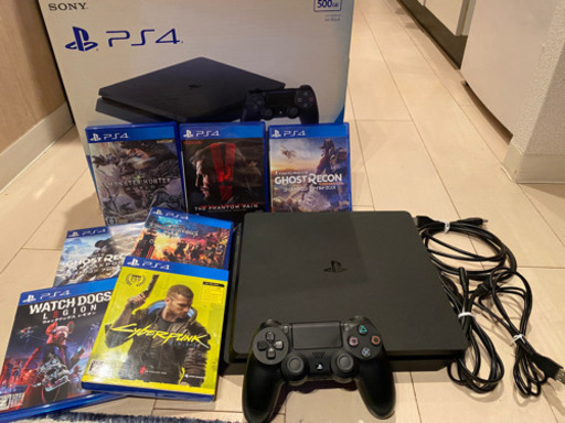 新しいスタイル Jet CUH-2000A PlayStation4本体 Black ゲームソフト7