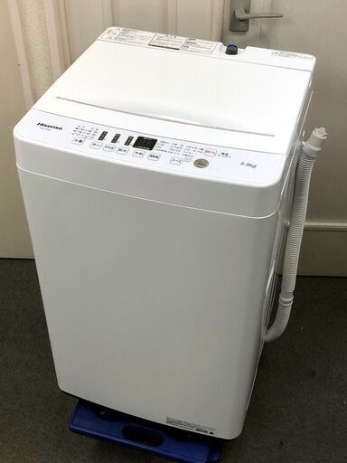 ㉜【税込み】ハイセンス 5.5kg 全自動洗濯機 HW-T55D 2019年製【PayPay使えます】