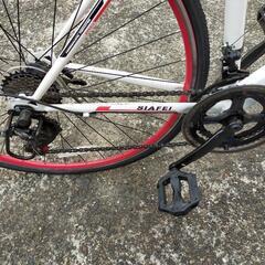 新品未使用　SIAFEL　クロスバイク(ホワイト04